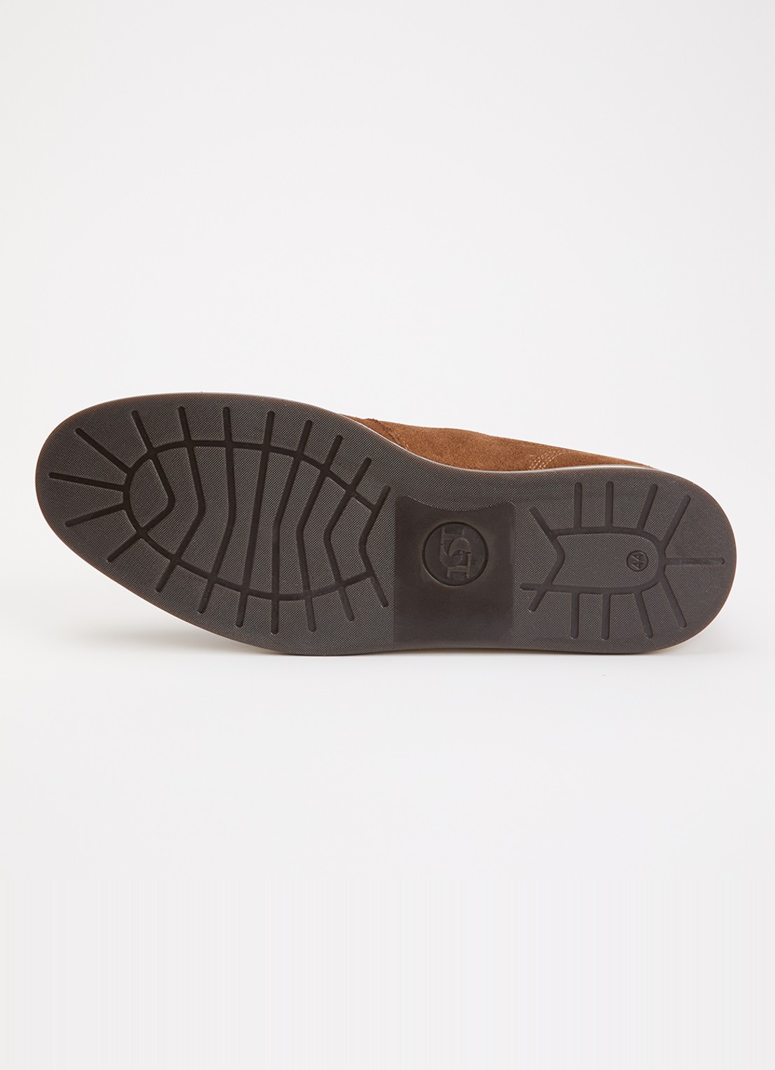 Dune London Smoky veterschoen van leer - detail 4 hazelnootbruin
