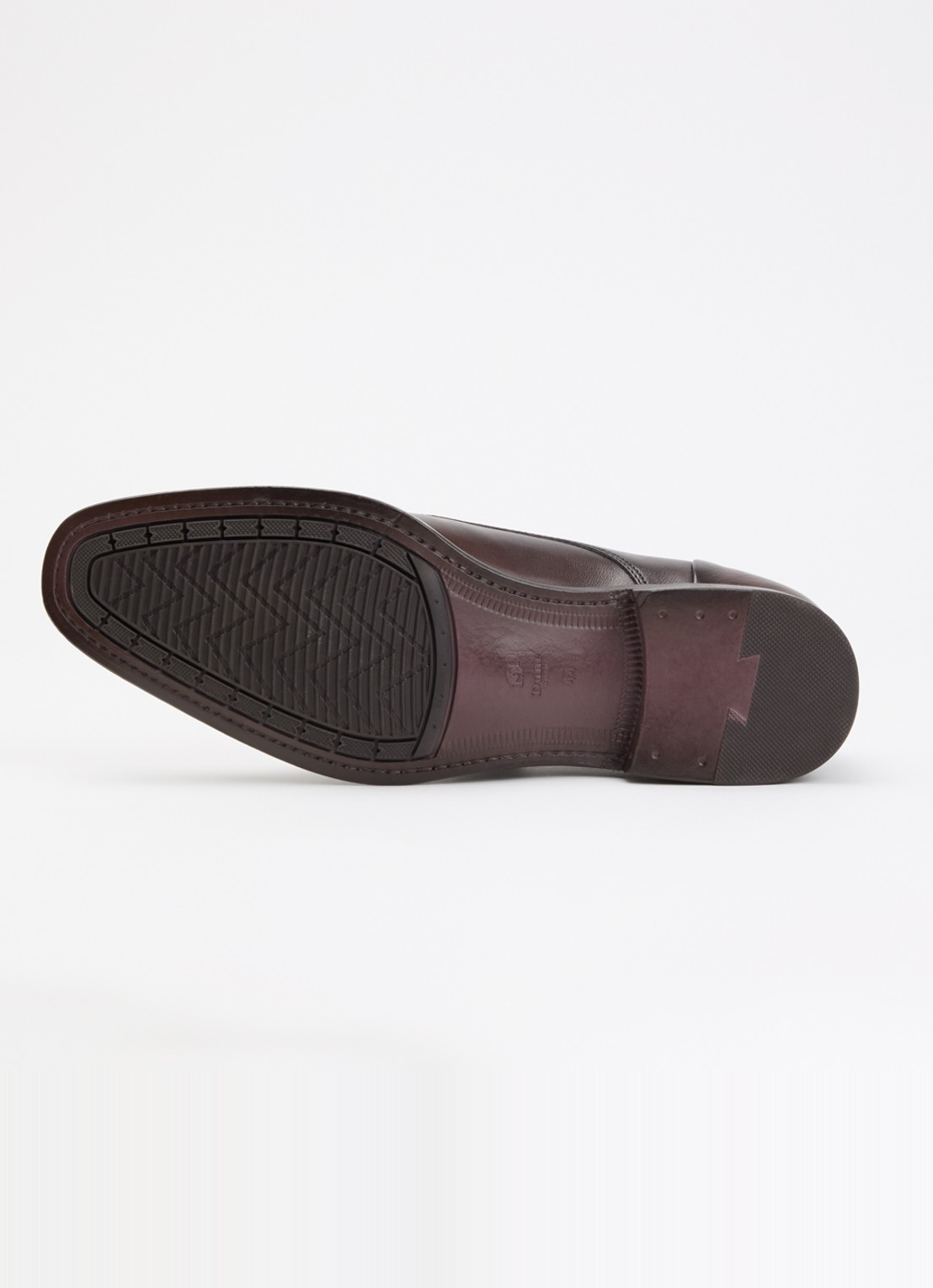 Dune London Sole veterschoen van leer - detail 5 donkerbruin