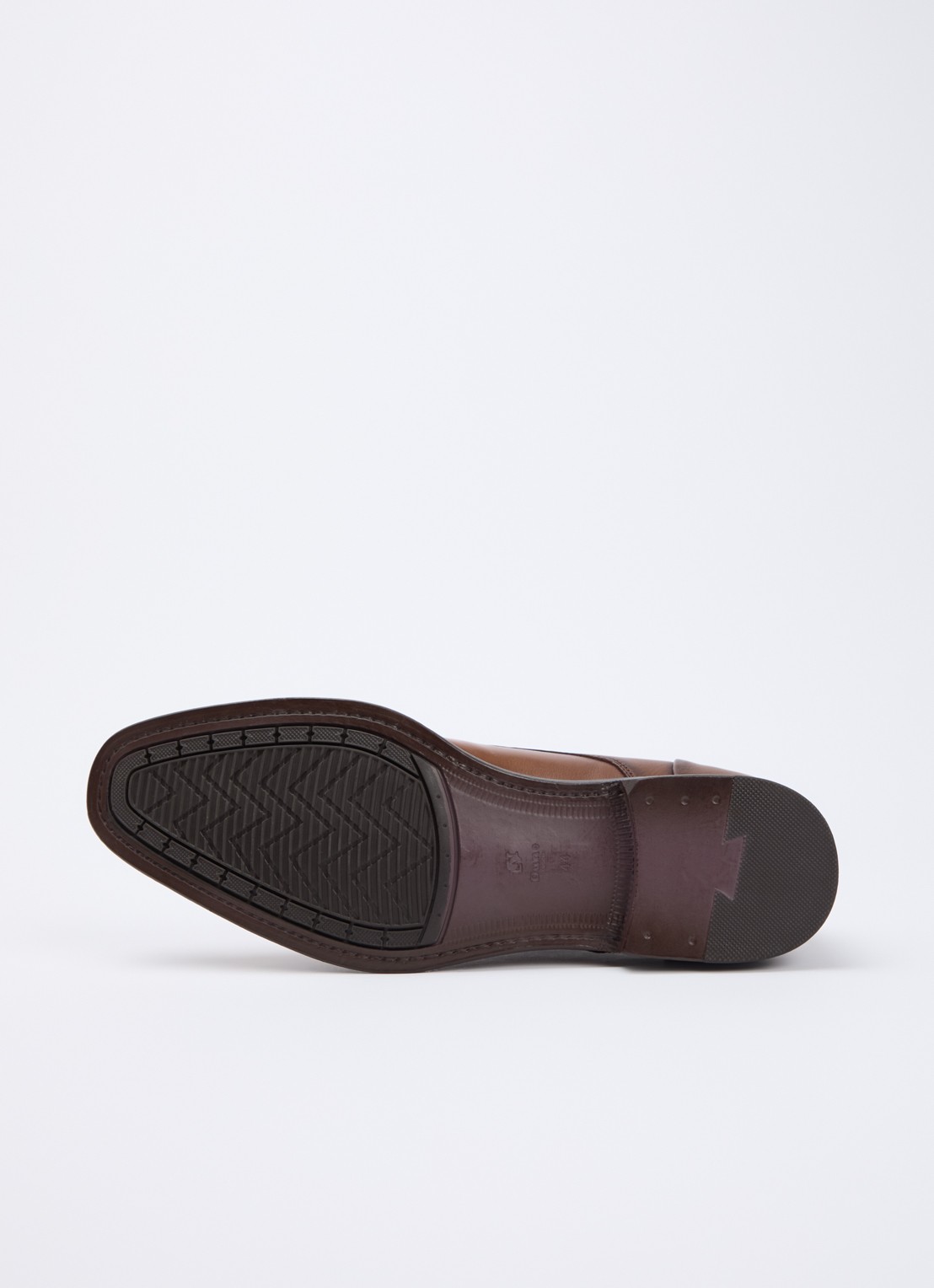 Dune London Sole veterschoen van leer - detail 3 cognac