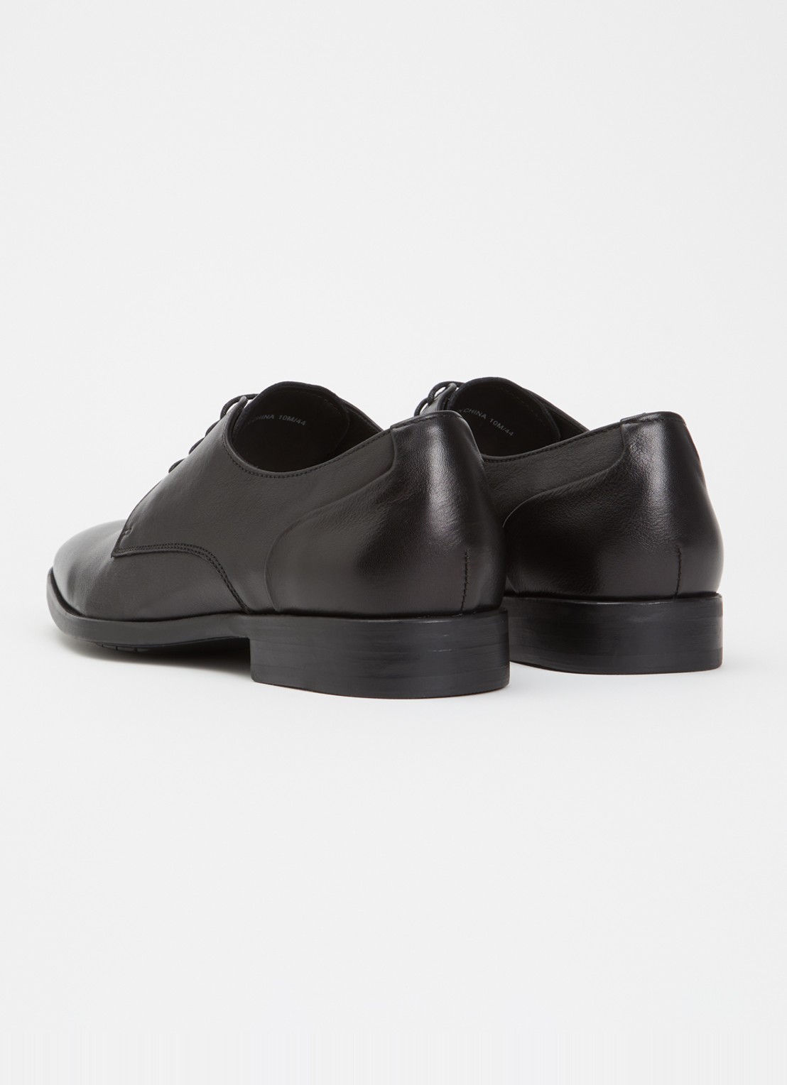 Dune London Sole veterschoen van leer - achterkant 2 zwart