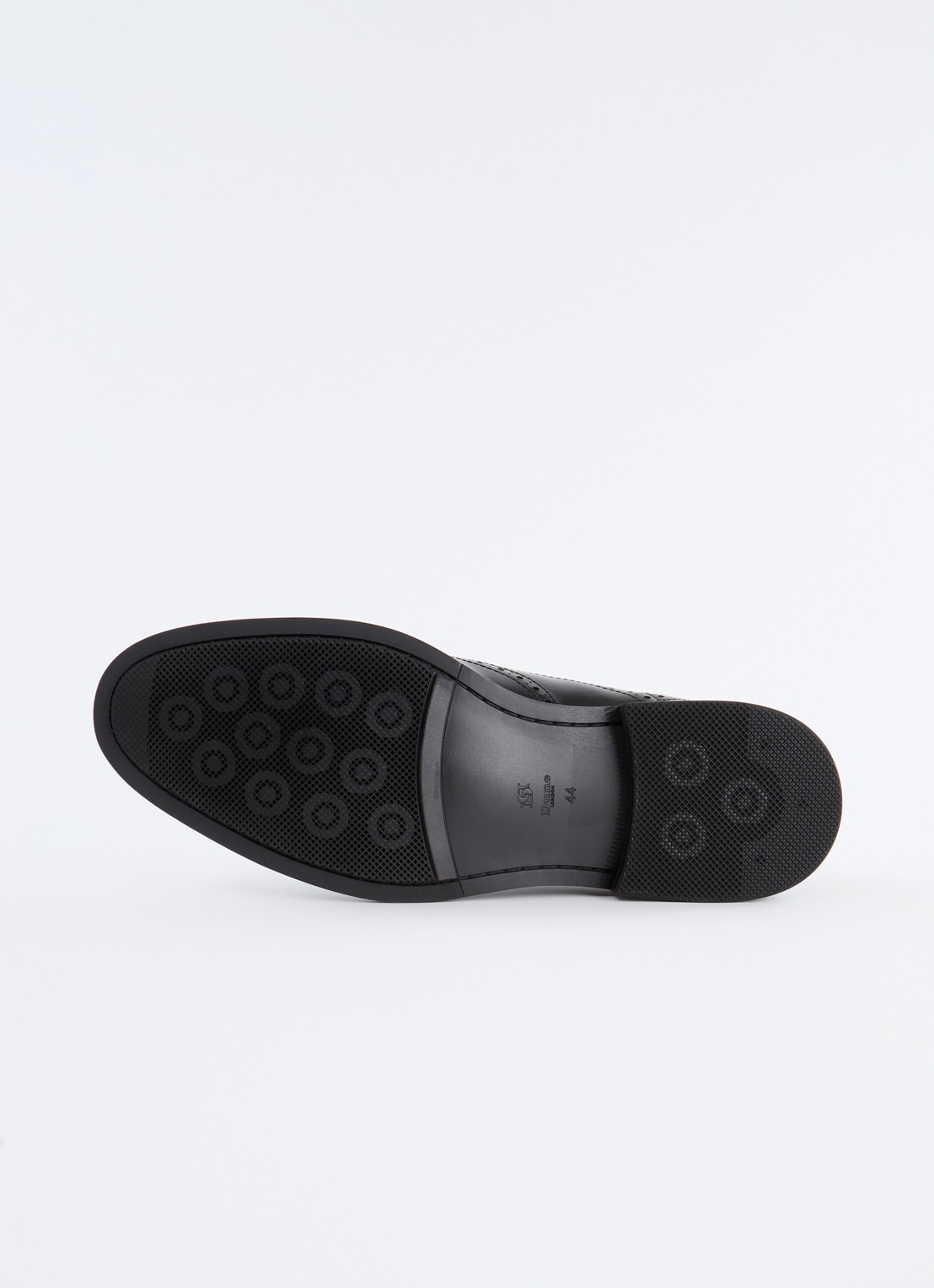 Dune London Solihull brogue van leer  - detail 5 zwart