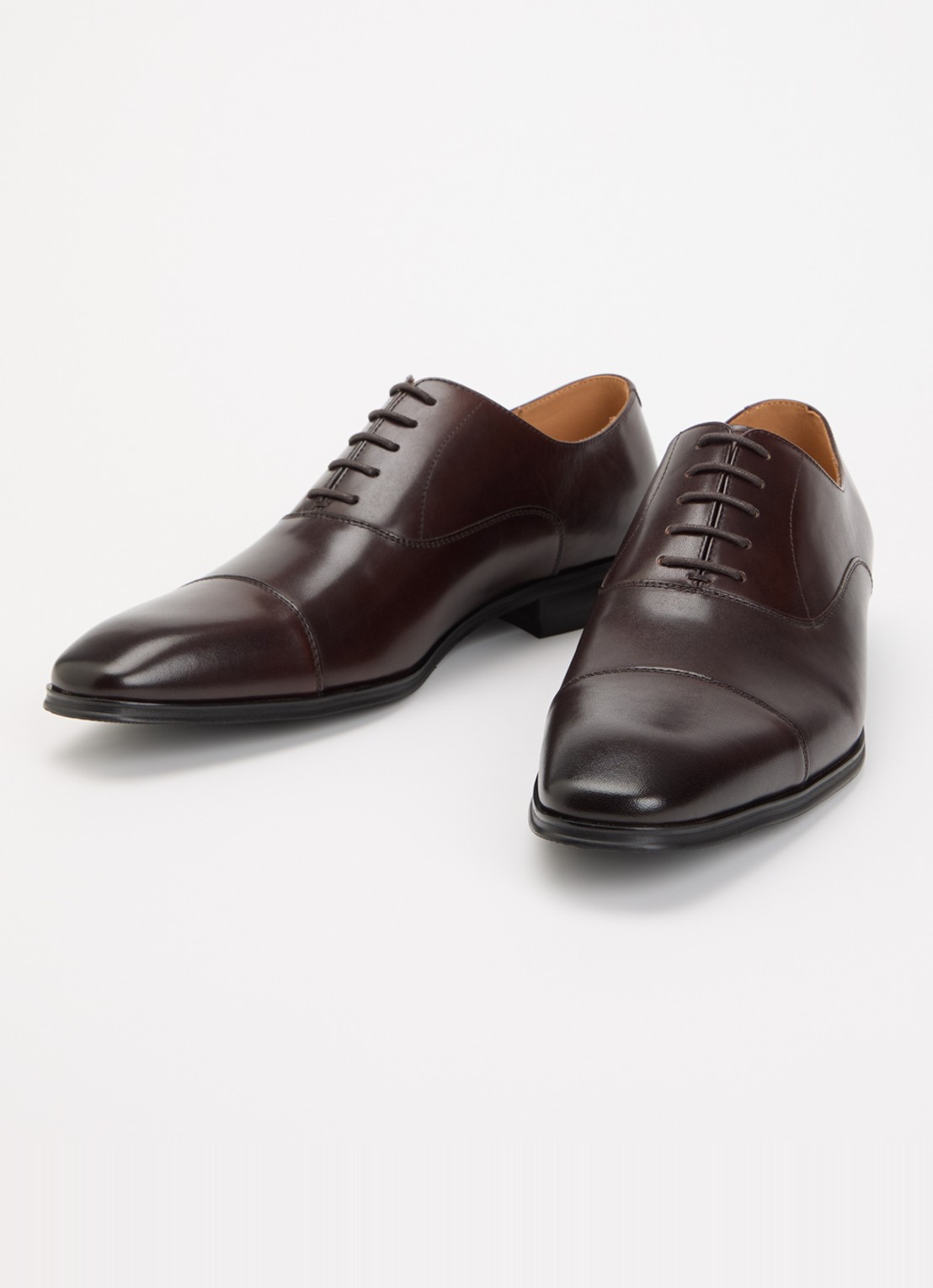 Dune London Solver veterschoen van leer - detail 3 bruin