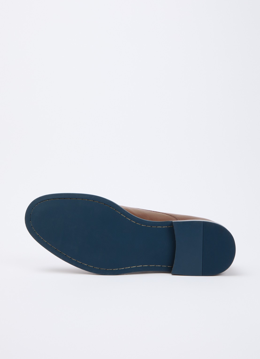 Dune London Stanlakes veterschoen van leer  - detail 5 cognac
