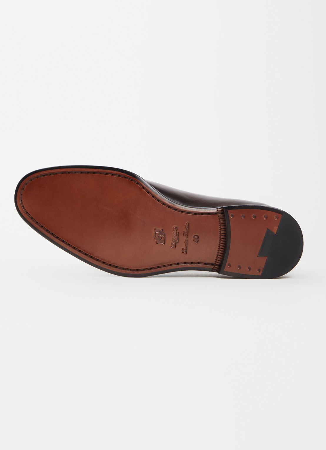Dune London Sylvester veterschoen van leer - detail 3 bruin