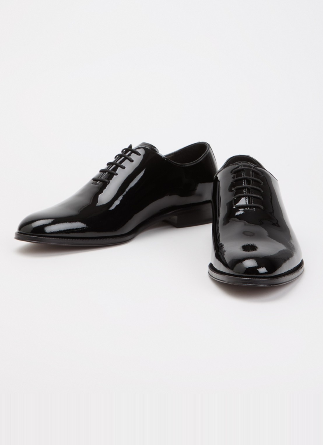 Dune London Sylvester veterschoen van leer - detail zwart