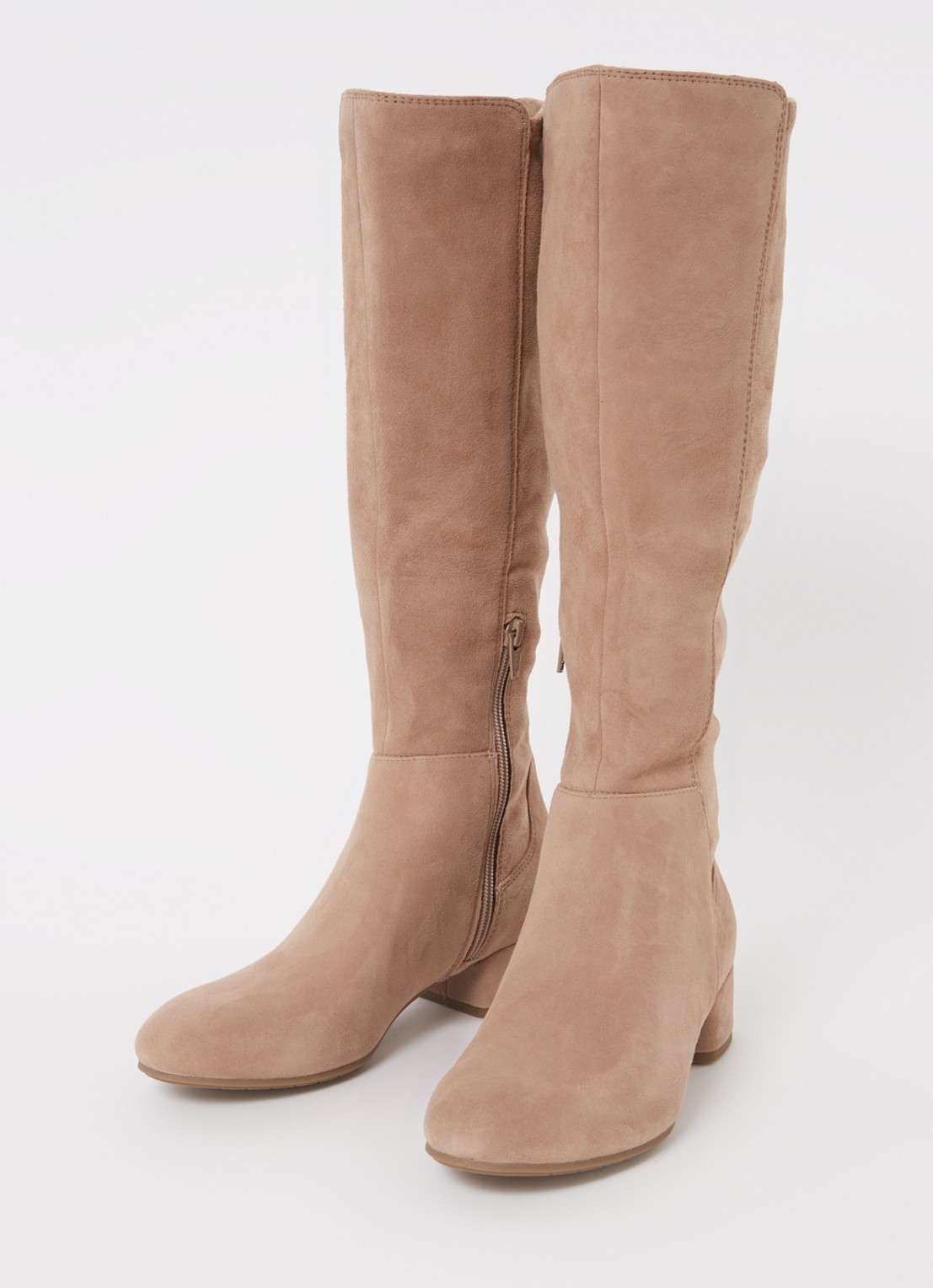 Dune London Tayla laars van suède - detail 3 camel