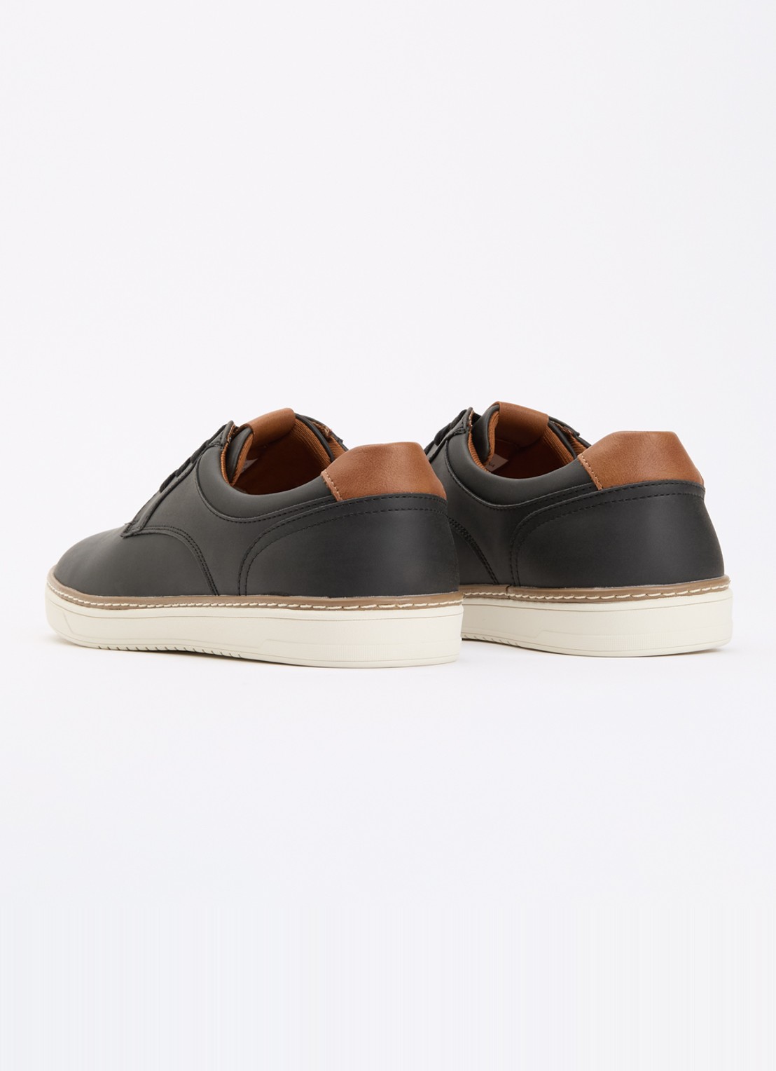 Dune London Teppy veterschoen - achterkant 5 zwart