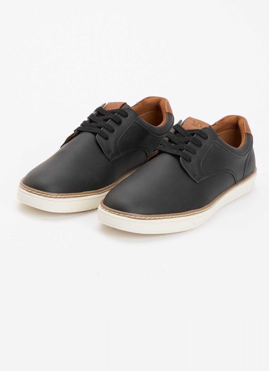 Dune London Teppy veterschoen - detail zwart