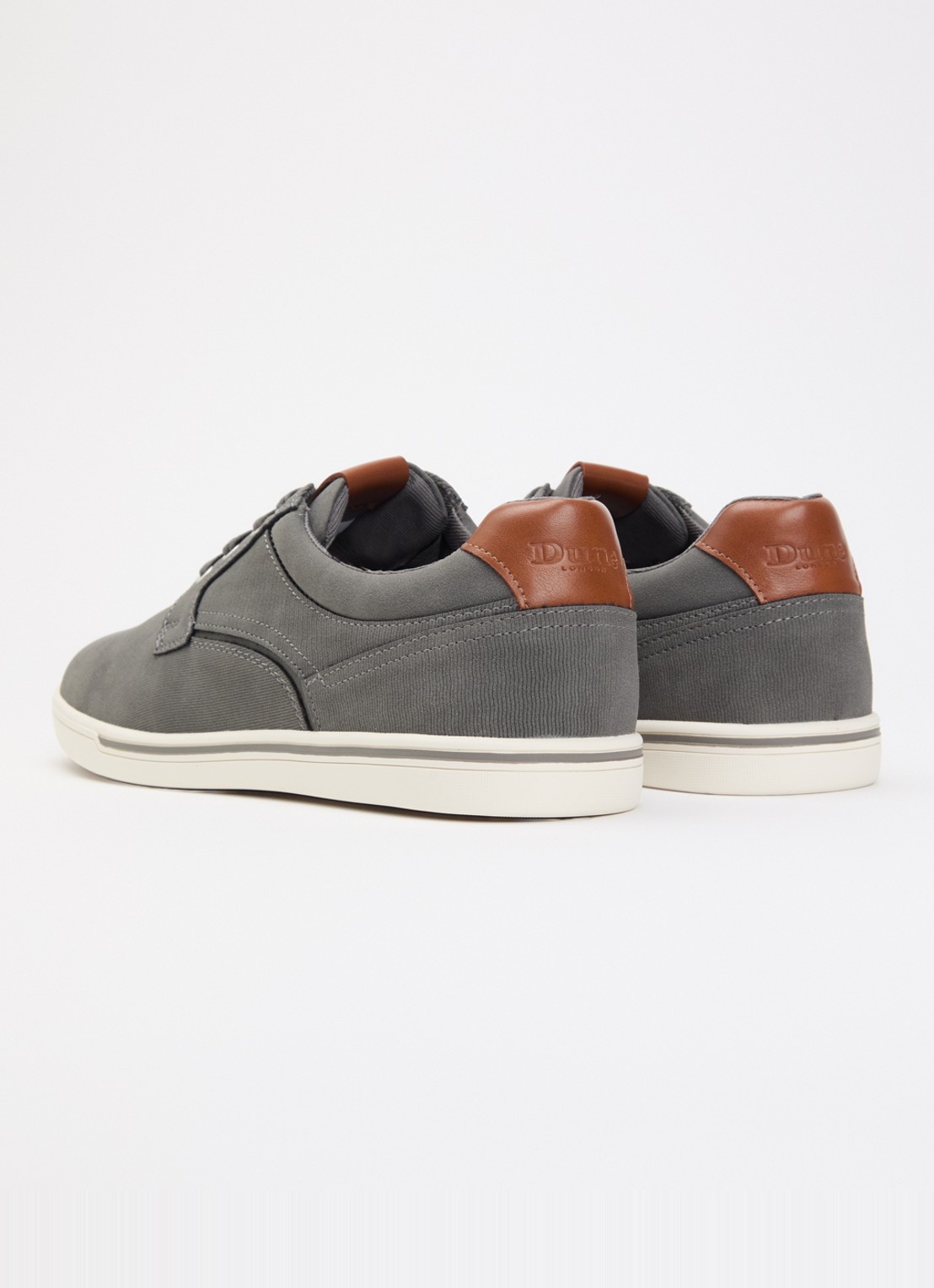 Dune London Tommus sneaker - achterkant 5 grijs