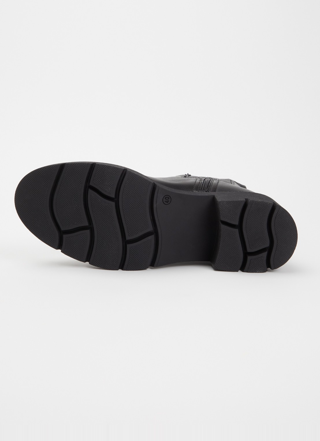 Dune London Toni bikerboot van leer - detail 2 zwart