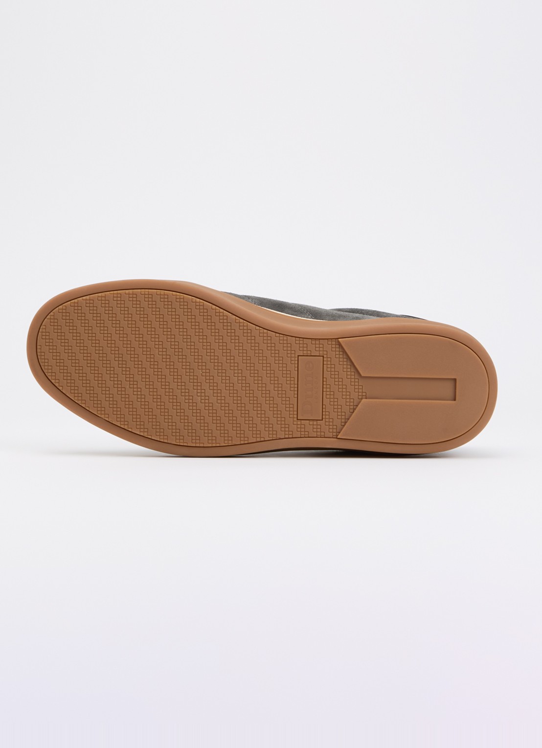 Dune London Tony sneaker van suède - detail 4 donkergrijs
