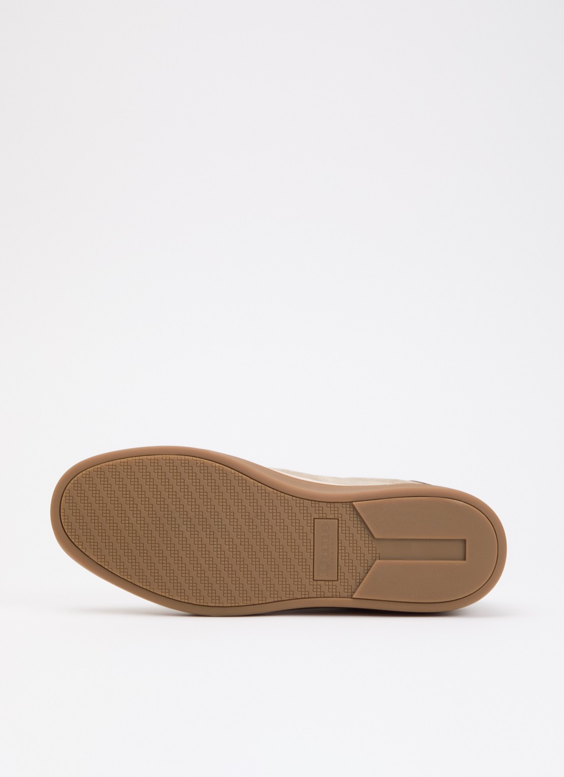 Dune London Tony sneaker van suède - detail 5 donkerbeige
