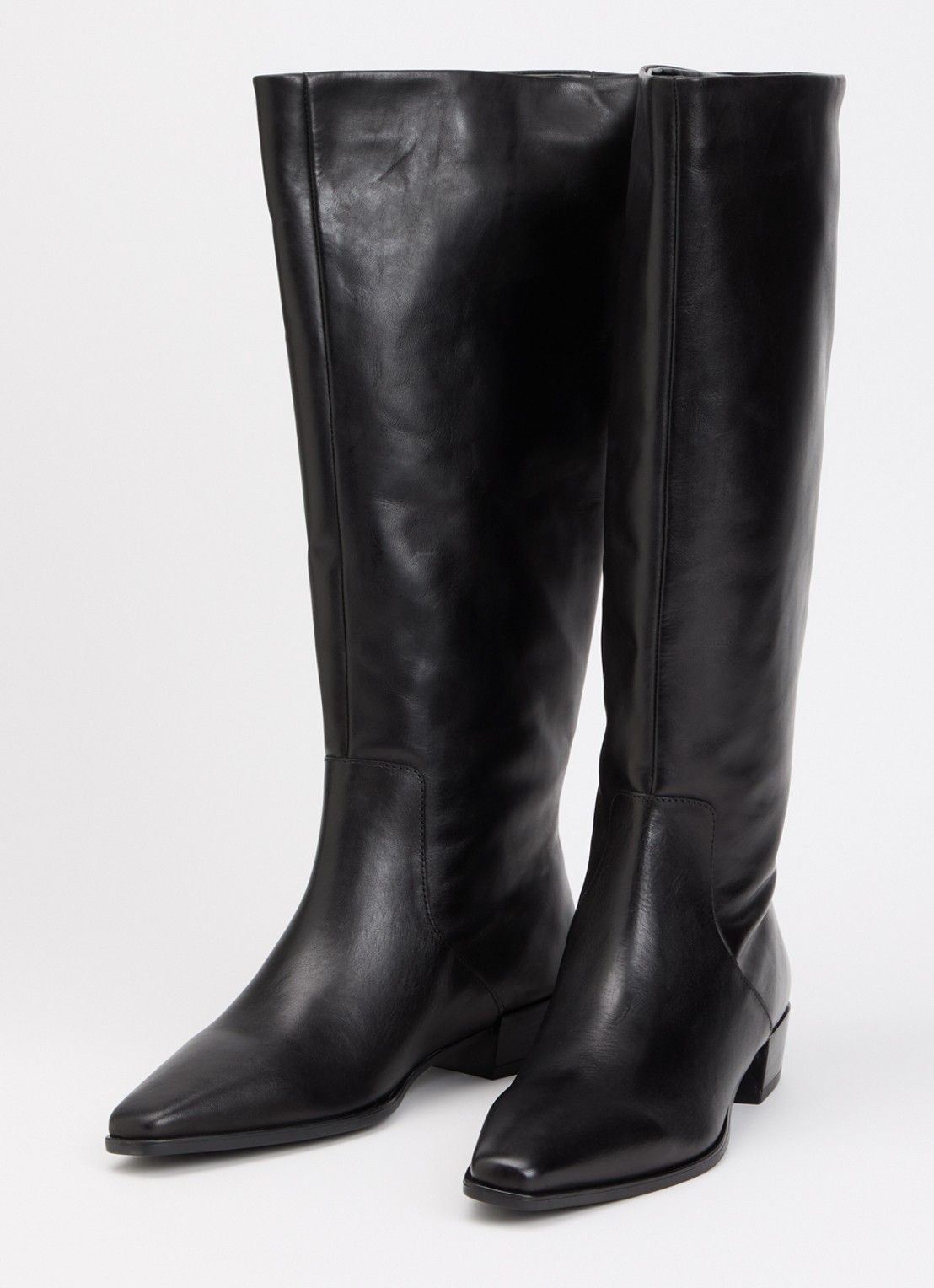 Dune London Torrie laars van leer - detail 2 zwart
