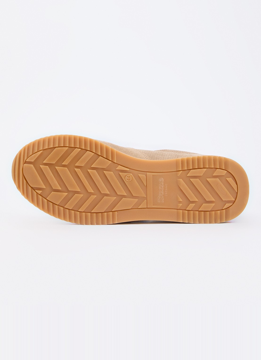 Dune London Trilogy sneaker van leer - detail 5 zand