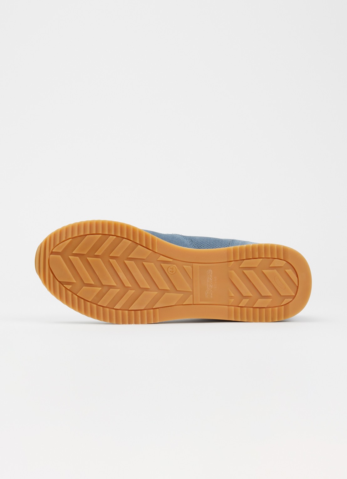 Dune London Trilogy sneaker van leer - detail 3 blauw