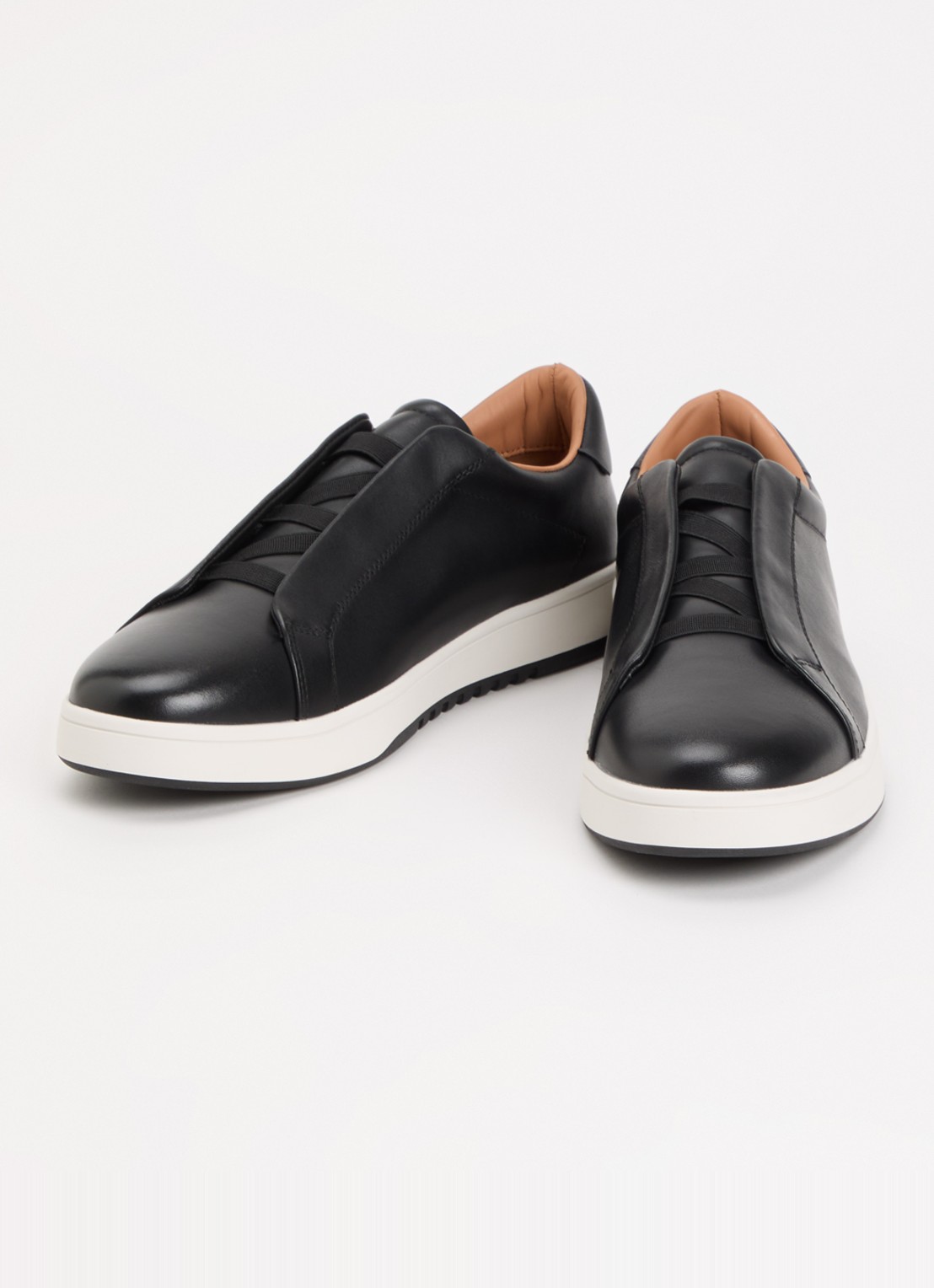 Dune London Troys sneaker van leer - detail 3 zwart