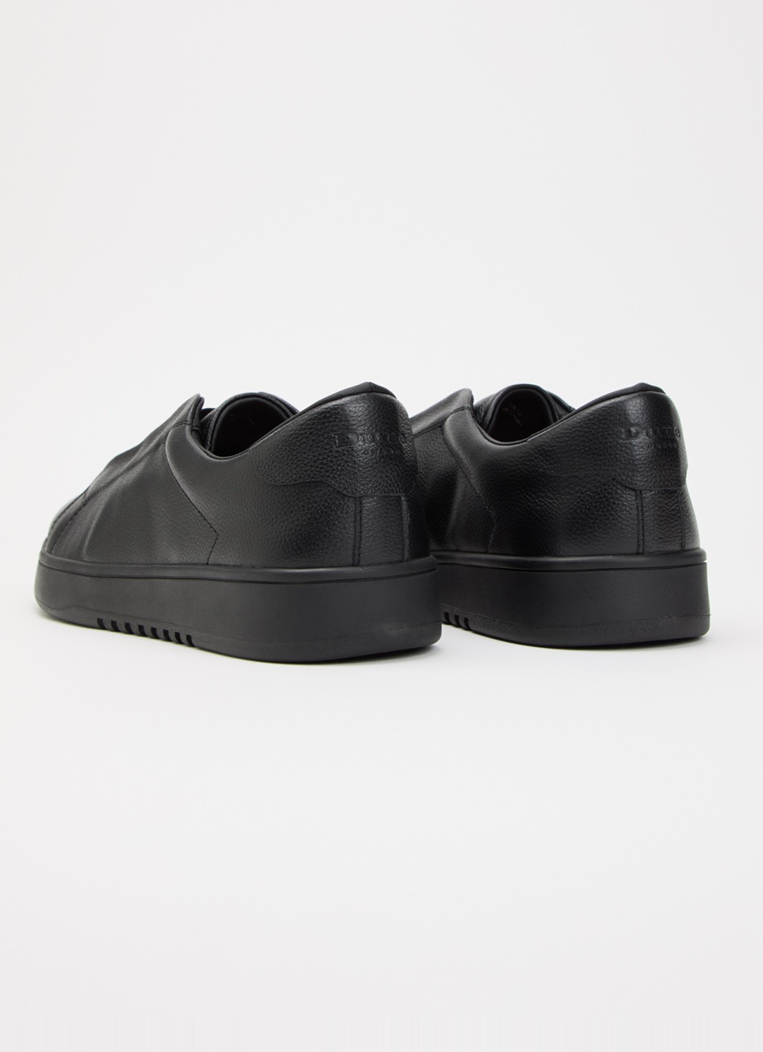 Dune London Troys sneaker van leer - achterkant 5 diepzwart