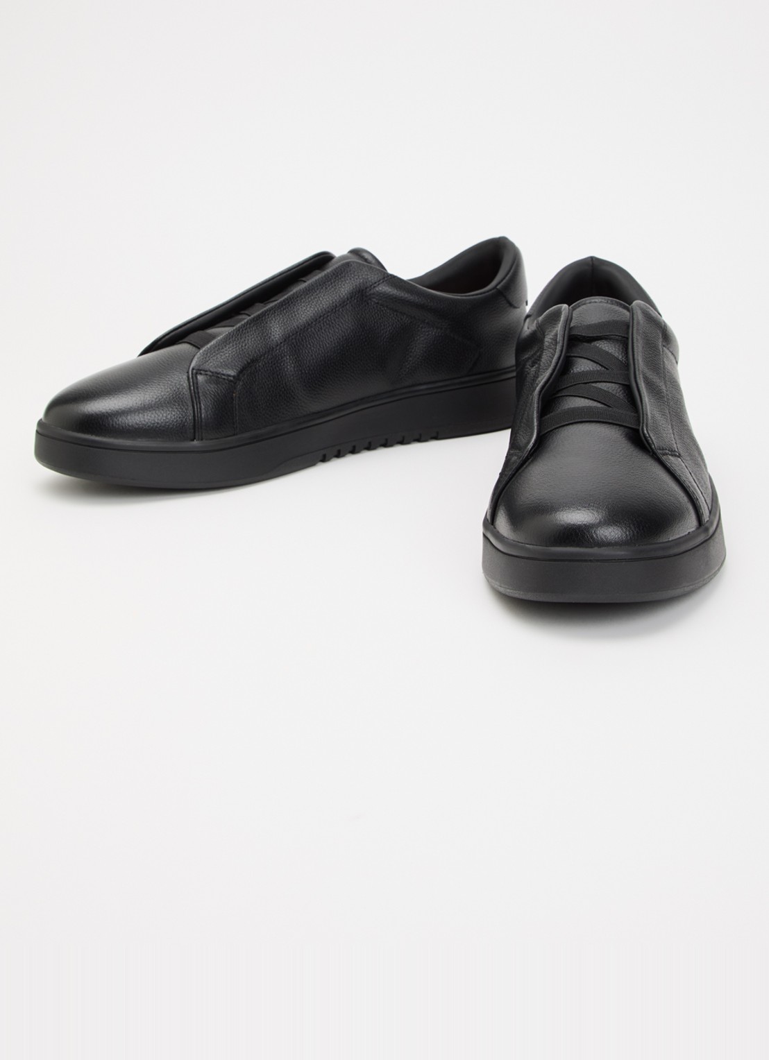 Dune London Troys sneaker van leer - detail 2 diepzwart