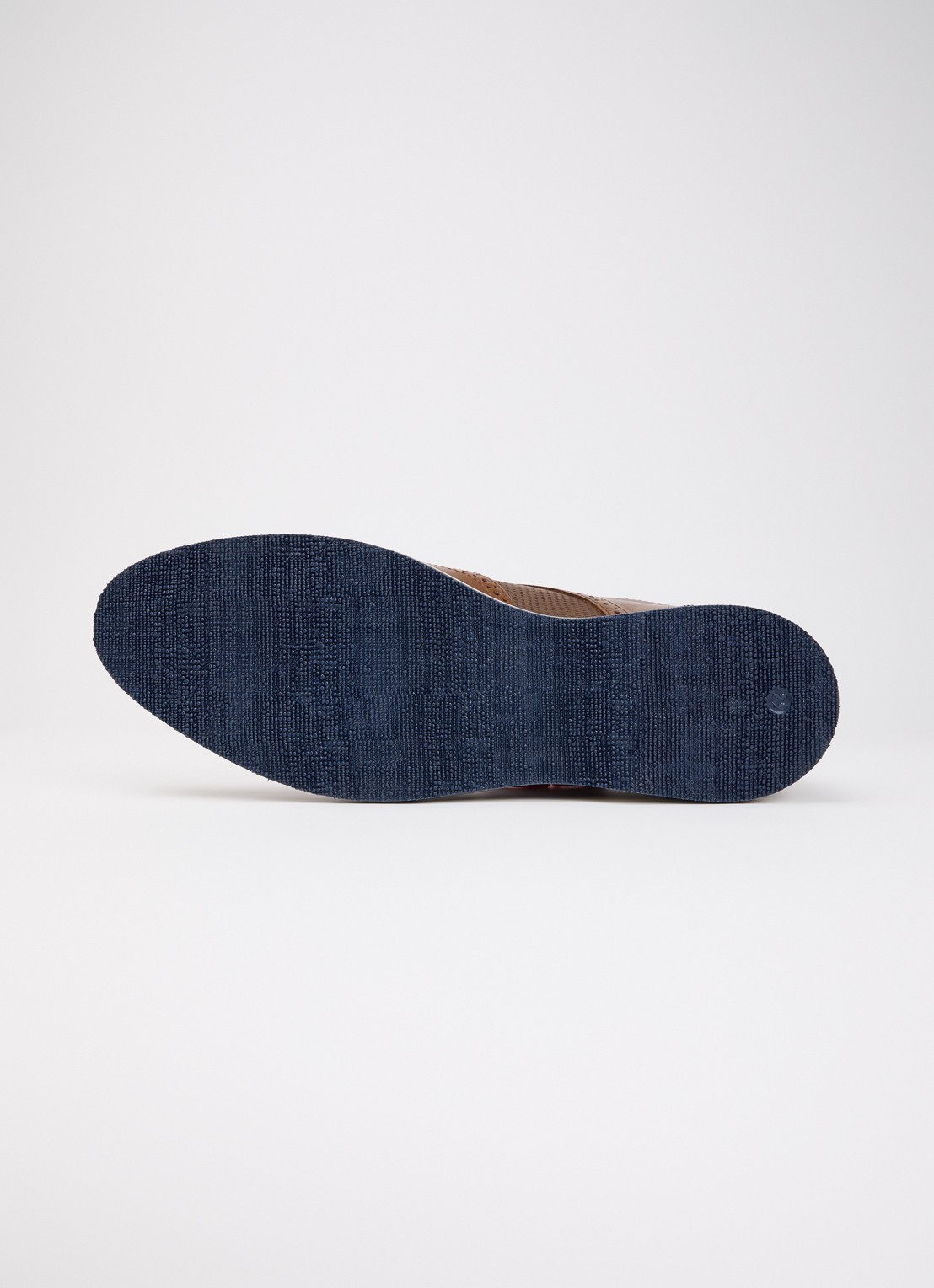 Dune London Wide Fit Barkings brogue van leer - detail 4 bruin