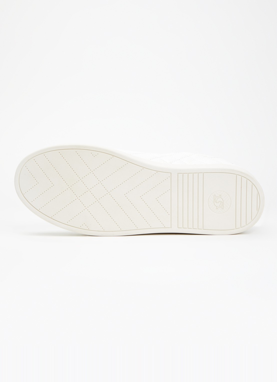 Dune London Wide Fit Egent sneaker van leer - detail 5 wit