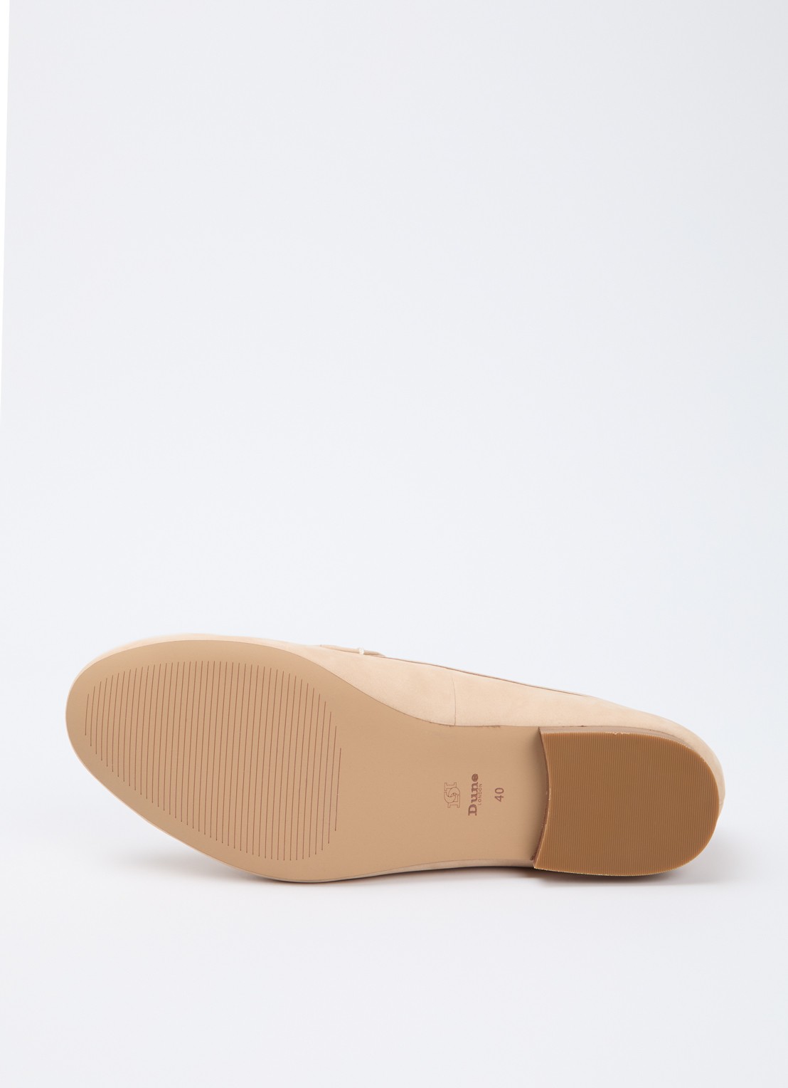 Dune London Wide Fit Glair loafer - detail 4 beige