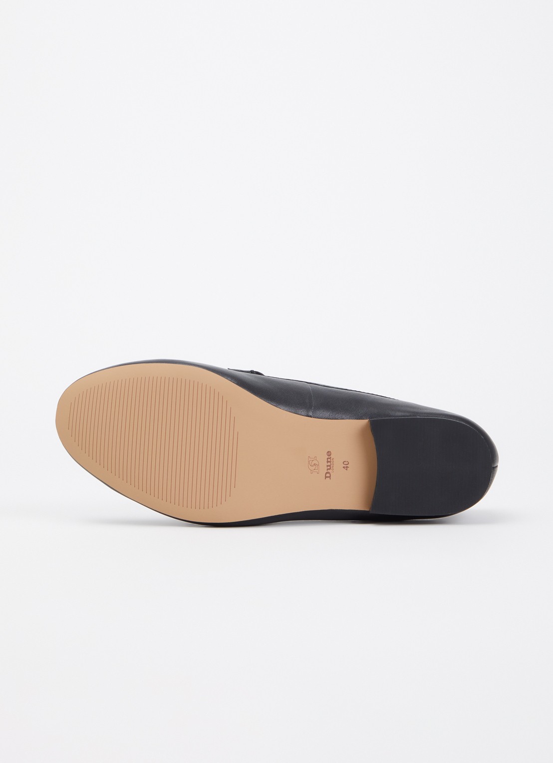 Dune London Wide Fit Glair loafer - detail 5 antraciet