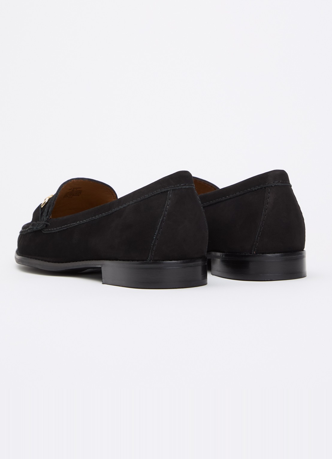 Dune London Wide Fit Glenny loafer - achterkant zwart