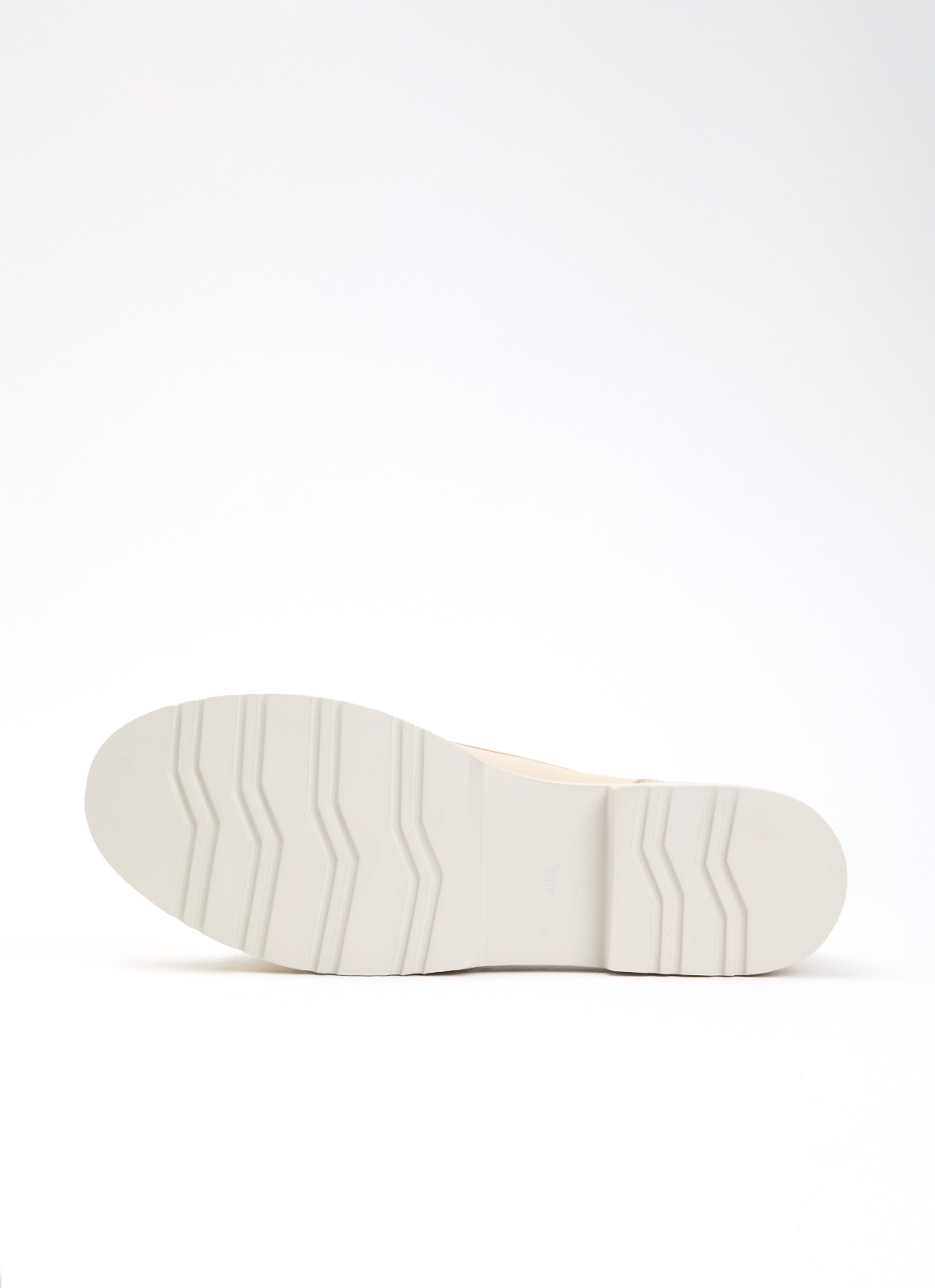 Dune London Wide Fit Gwen loafer van leer - detail 4 creme