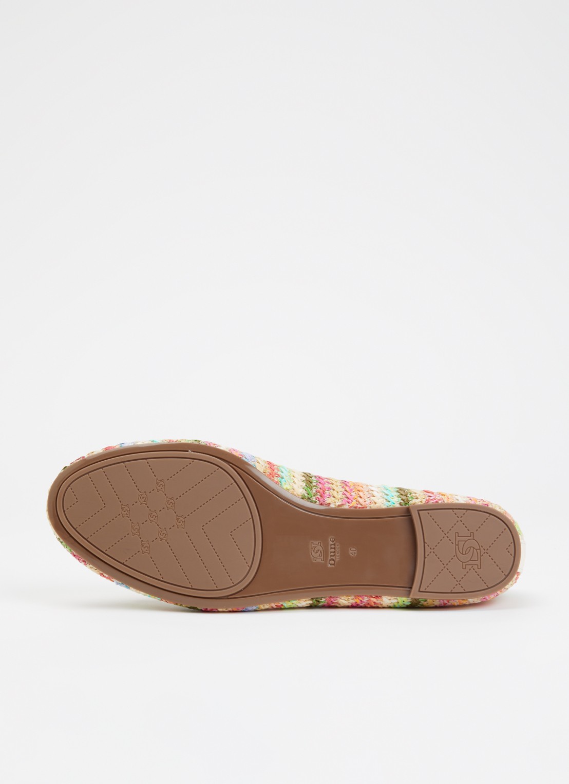Dune London Wide Fit Hallo ballerina met strikdetail - detail 5 multicolor