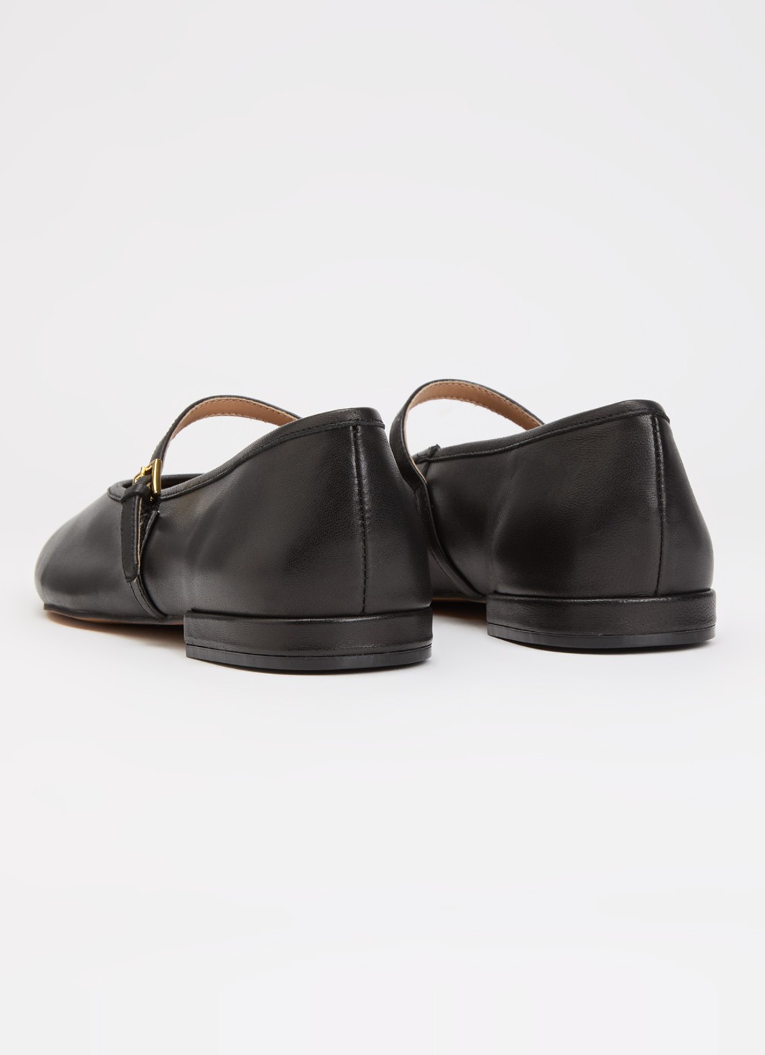 Dune London Wide Fit Hearthrob ballerina - achterkant zwart