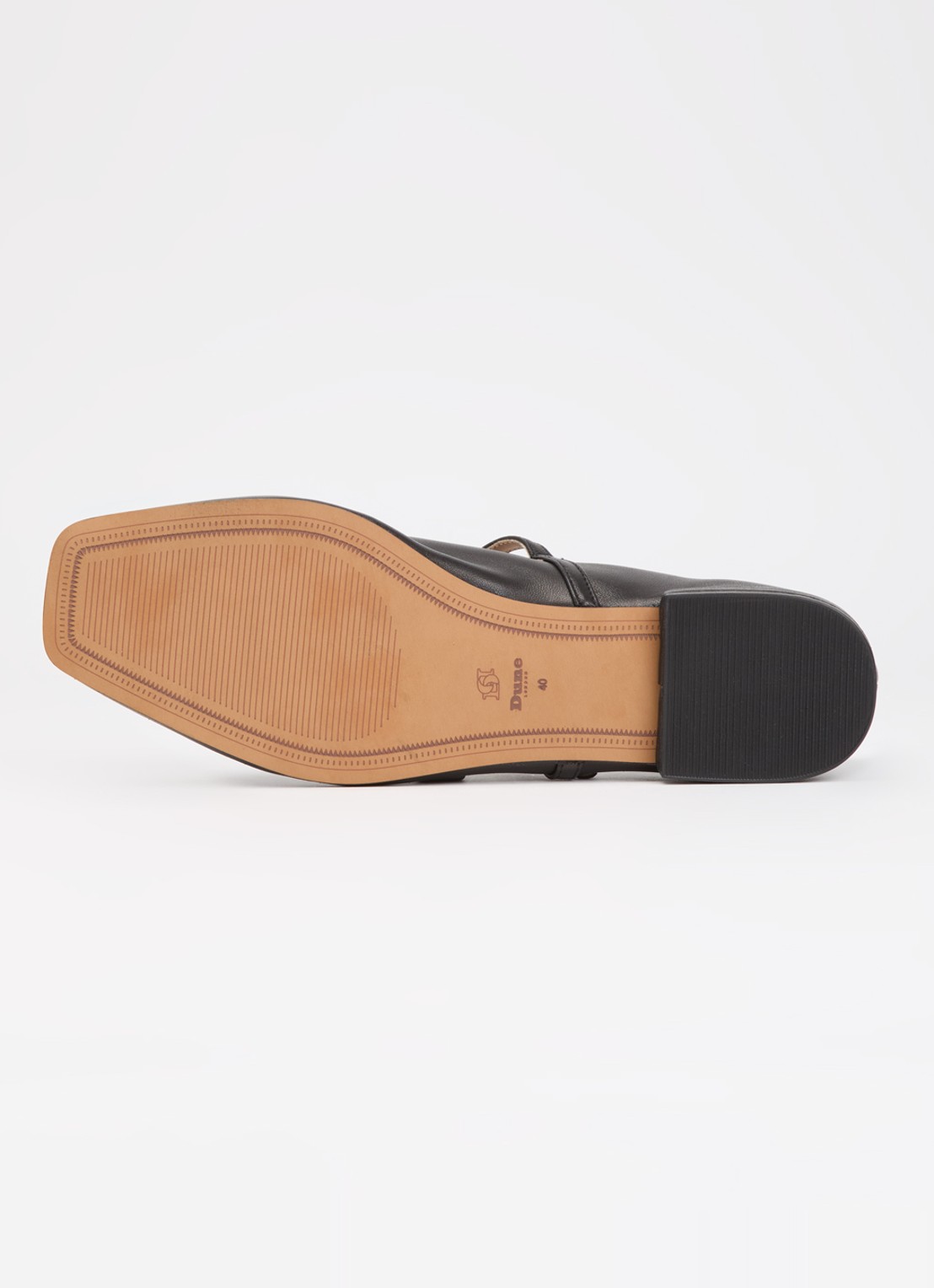 Dune London Wide Fit Hearthrob ballerina - detail 5 zwart