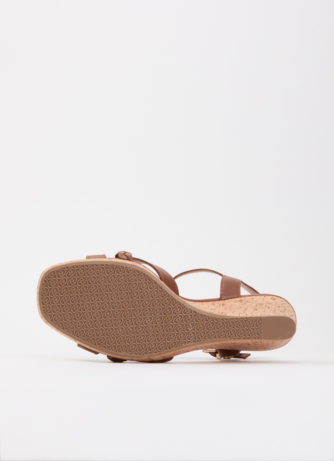 Dune London Wide Fit Karly sandalette van leer - detail 4 bruin