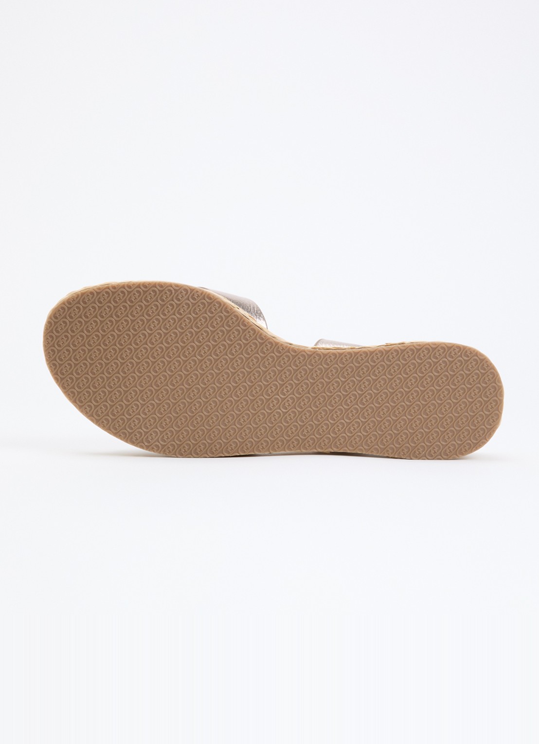Dune London Wide Fit Littleton sleehak van leer met metallic finish - detail 5 taupe
