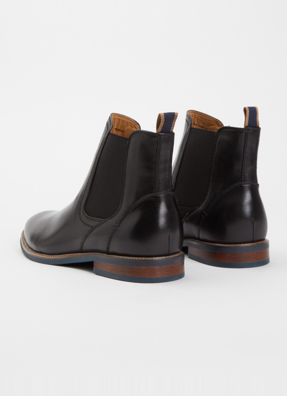 Dune London Wide Fit McKinley chelsea boot - achterkant 2 zwart