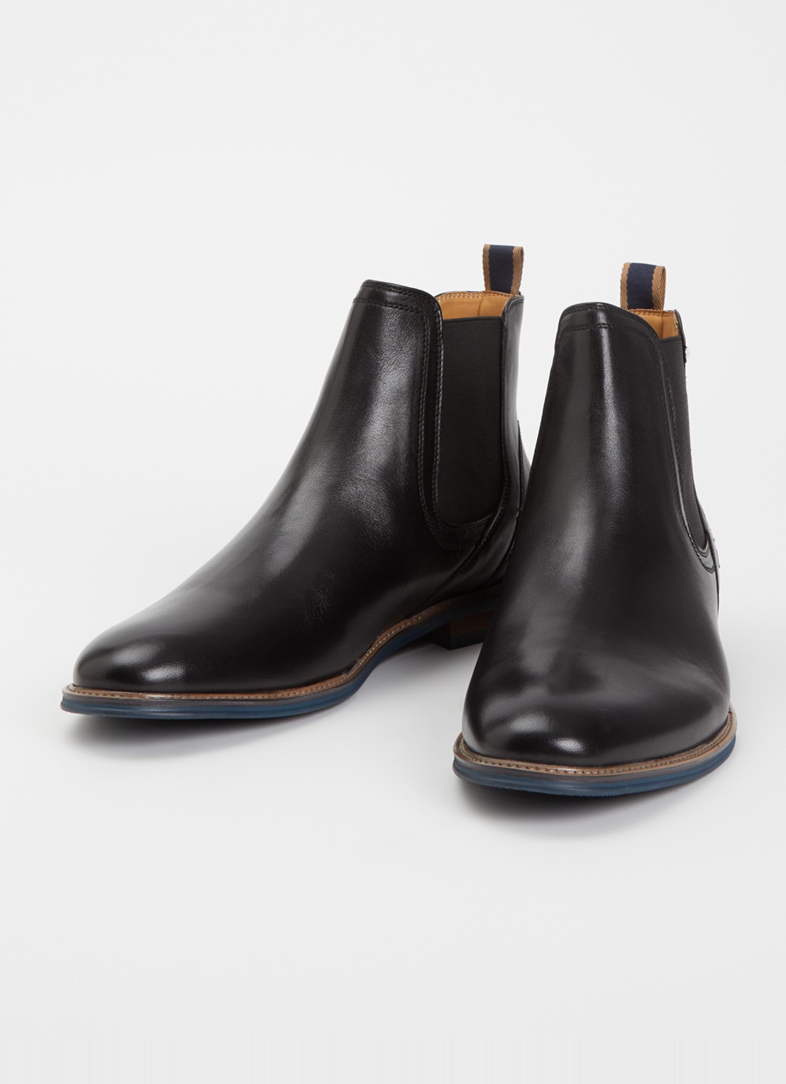 Dune London Wide Fit McKinley chelsea boot - detail 3 zwart