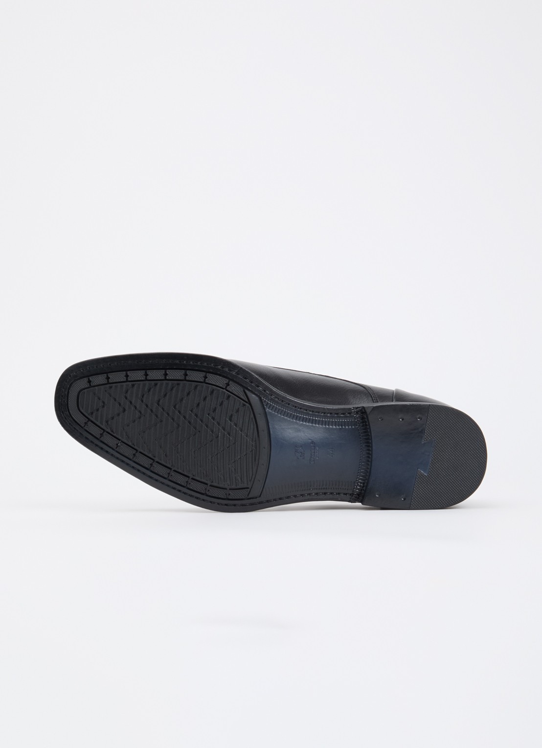 Dune London Wide Fit Satchin loafer van leer met gespdetail - detail 4 zwart