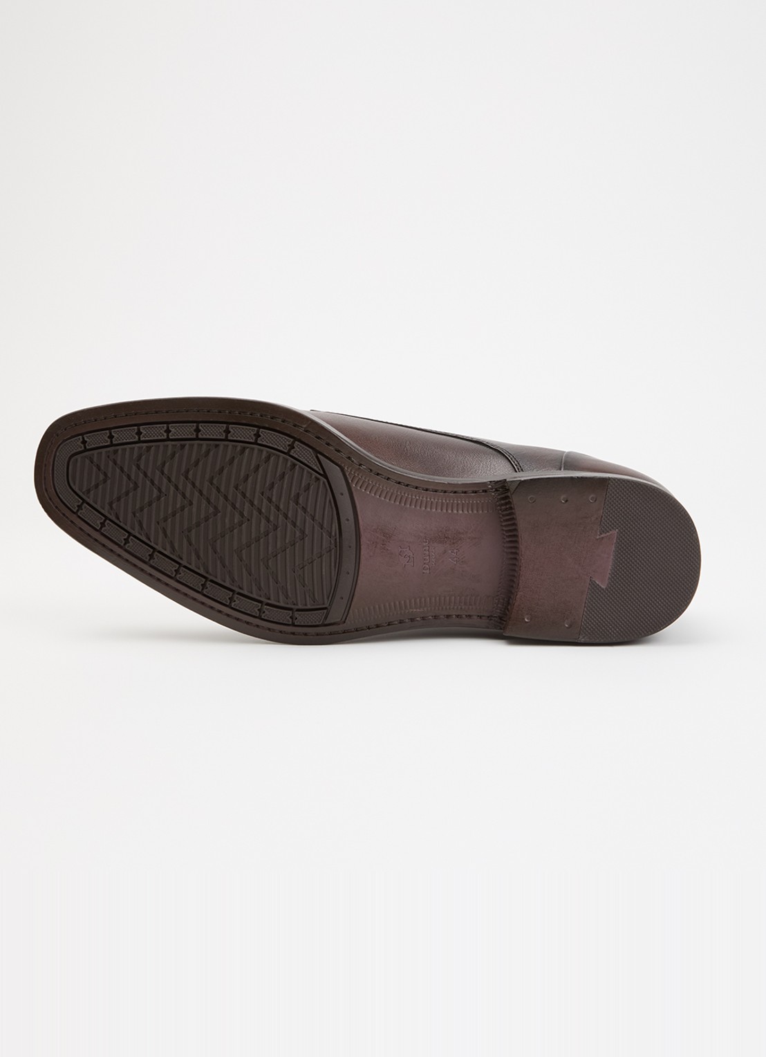 Dune London Wide Fit Sole veterschoen van leer  - detail 5 bruin