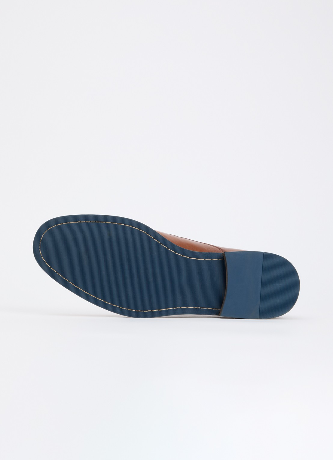 Dune London Wide Fit Stanlakes veterschoen van leer - detail 5 cognac