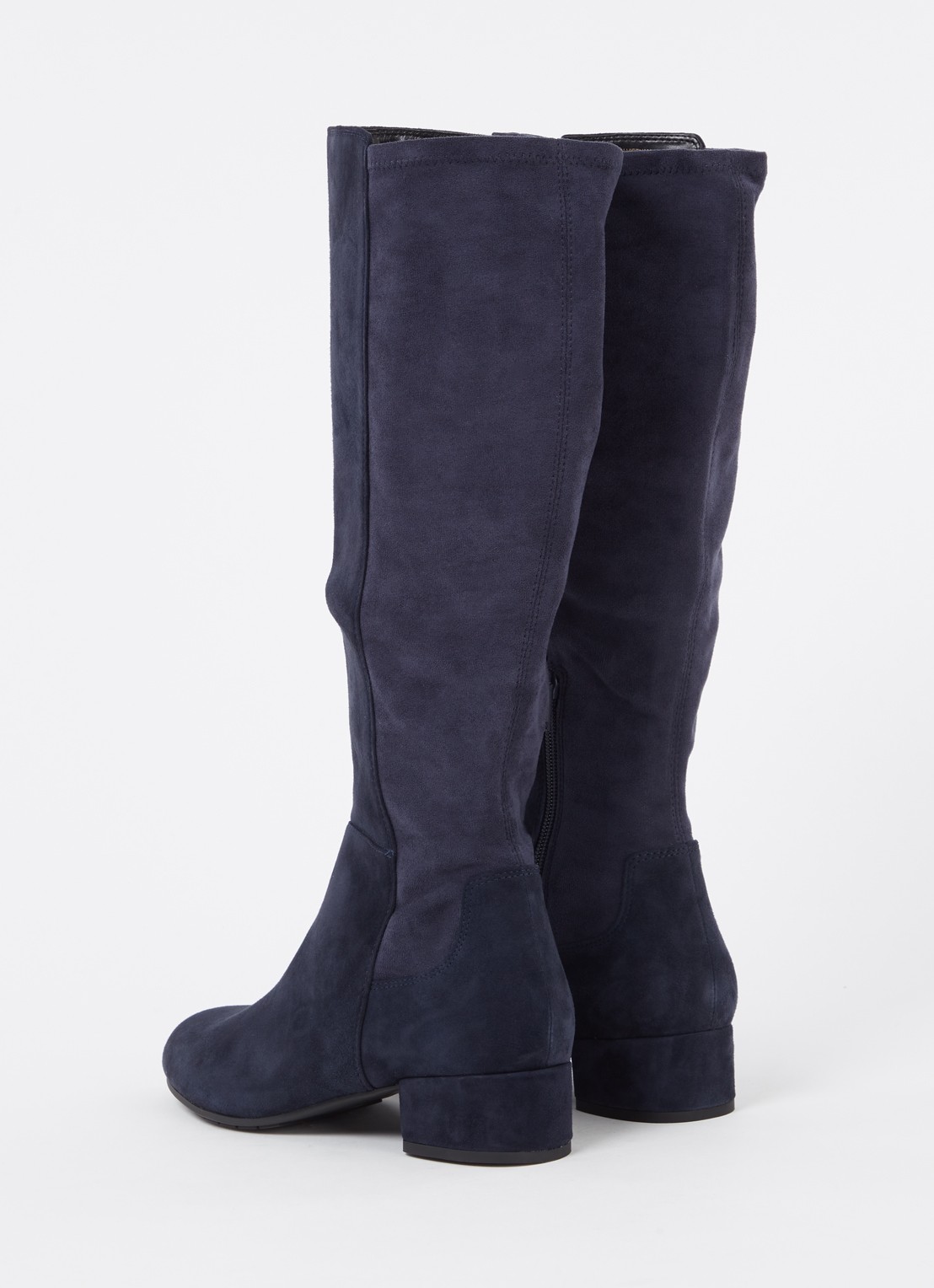 Dune London Wide fit Tayla laars - achterkant 2 indigo