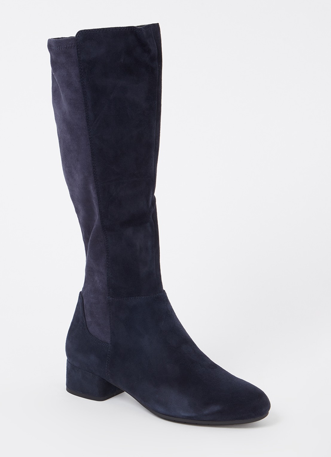Dune London Wide fit Tayla laars - voorkant indigo