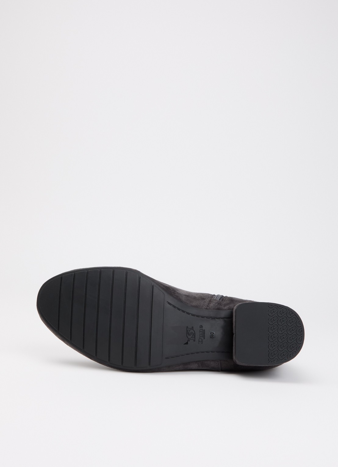 Dune London Wide Fit Tayla laars - detail 2 donkergrijs