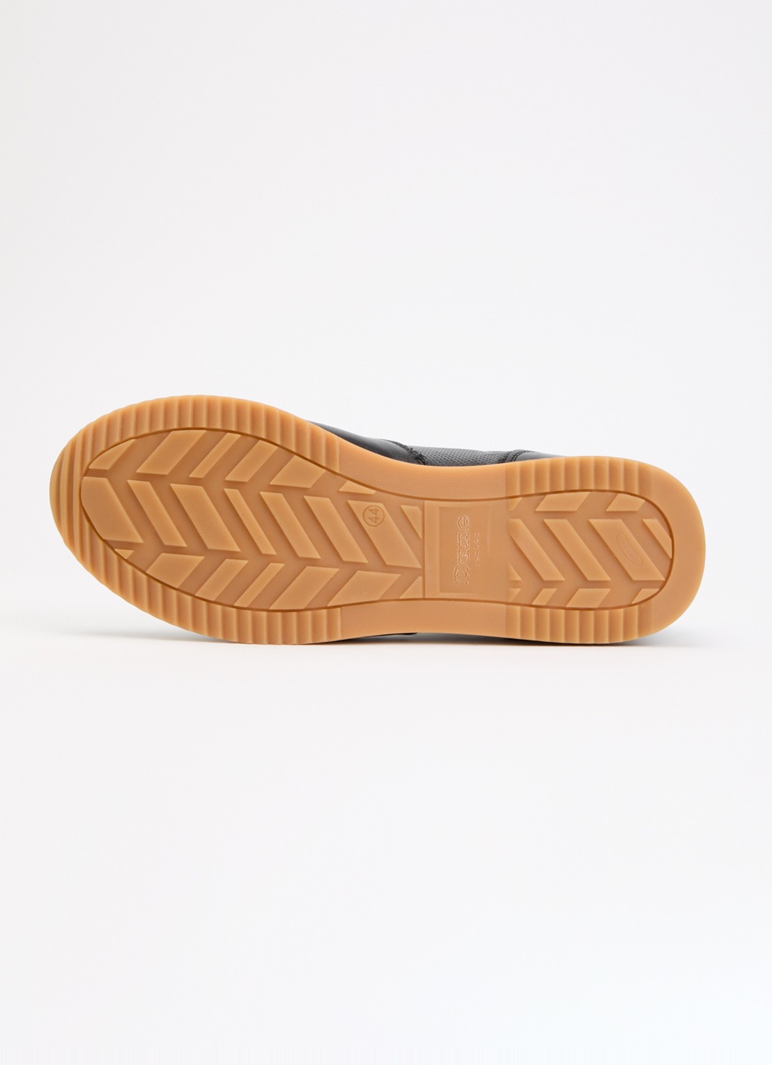Dune London Wide Fit Trilogy sneaker van leer - detail 5 zwart