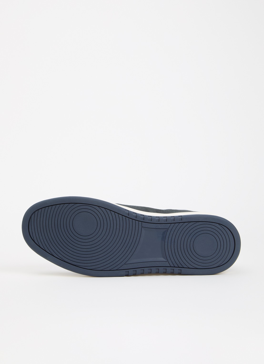 Dune London Wide Fit Troys sneaker  - detail 3 donkerblauw