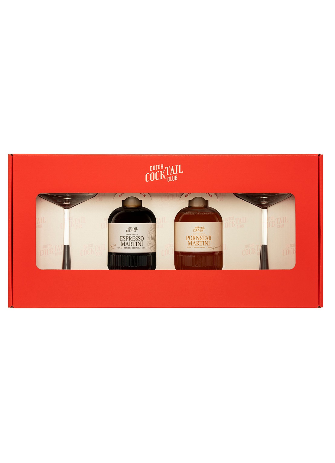 Dutch Cocktail Club The Classics cocktail giftset 400 ml - inclusief glazen - voorkant undefined