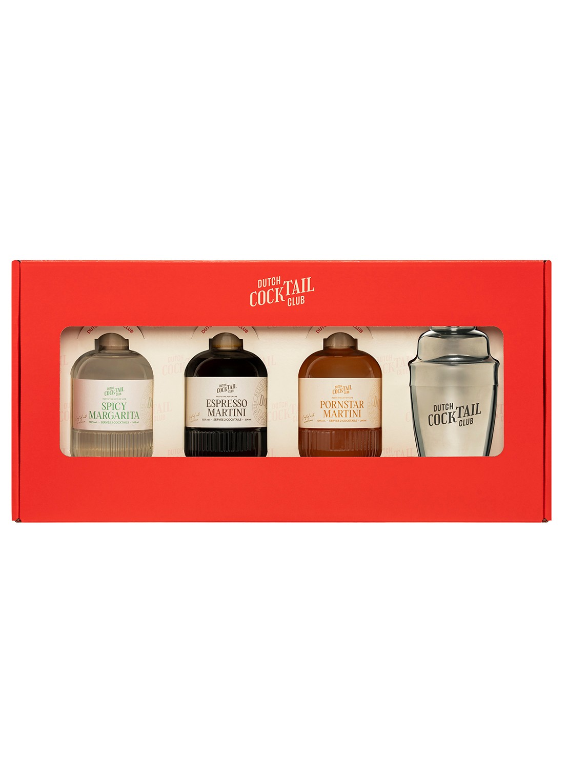 Dutch Cocktail Club The Favorites cocktail giftset - inclusief cocktailshaker - voorkant undefined