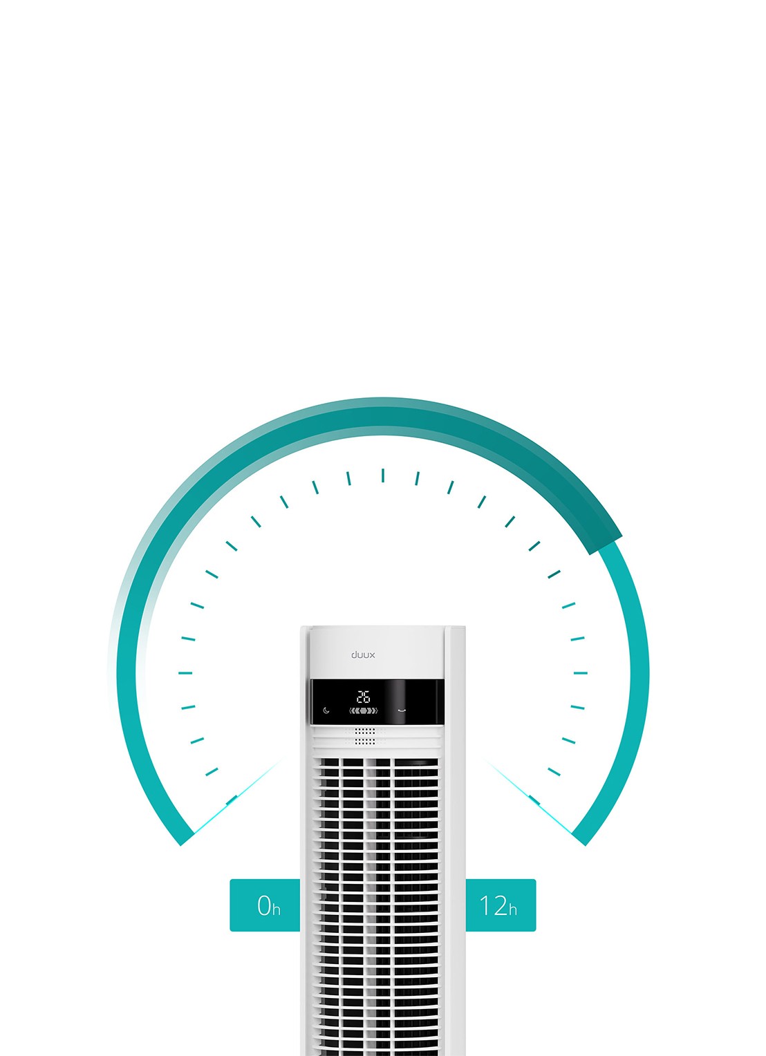 Duux Elevate Smart Tower torenventilator - detail 4 wit