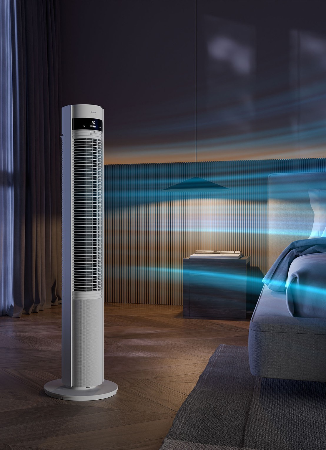 Duux Elevate Smart Tower torenventilator - detail 6 wit