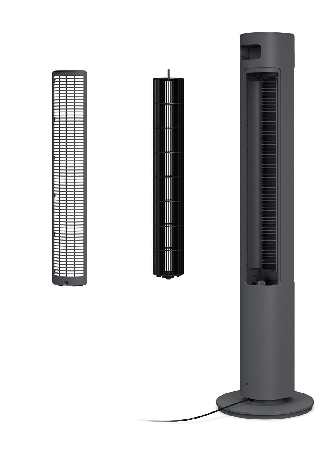 Duux Elevate torenventilator, 110 cm hoog - detail 2 antraciet