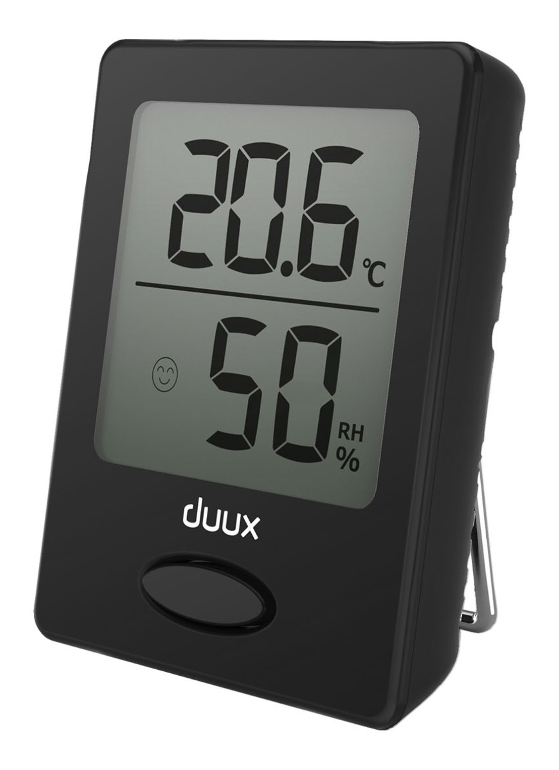 Duux Sense hygro- en thermometer - voorkant 6 zwart
