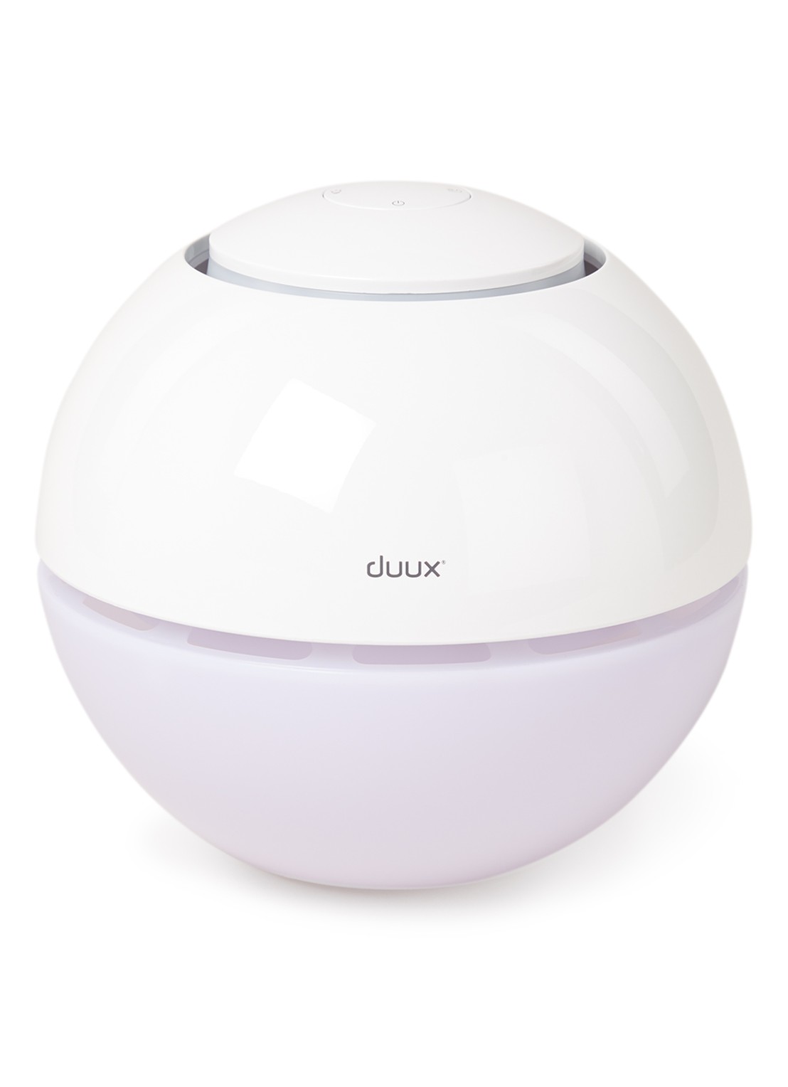 Duux Sphere Ultrasonic luchtbevochtiger 20 cm - voorkant wit